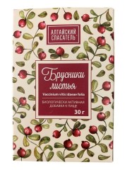 Брусники листья, Алтайский спасатель сырье измельченное 30 г 1 шт БАД коробка