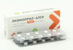 Лизиноприл-АЛСИ, таблетки 10 мг 30 шт