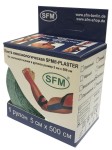 Лента кинезиологическая SFM-Plaster, SFM Hospital (Сфм хоспитал) р. 5смх500см 1 шт на хлопковой основе в рулоне зеленый